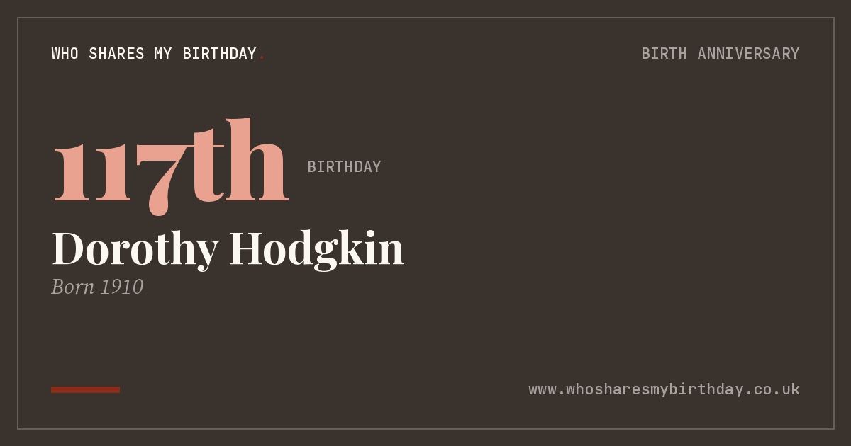 Dorothy Hodgkin