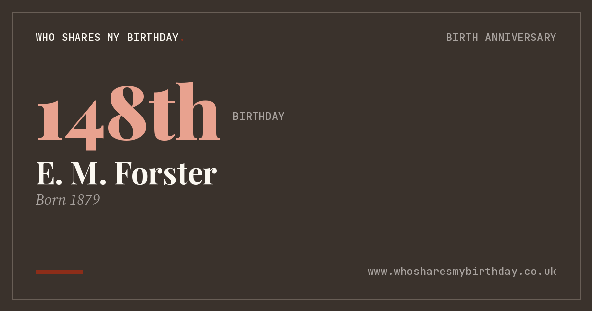 E. M. Forster