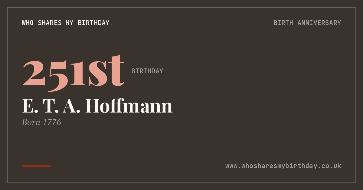 E. T. A. Hoffmann