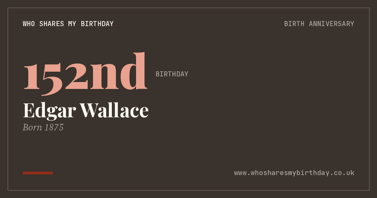 Edgar Wallace