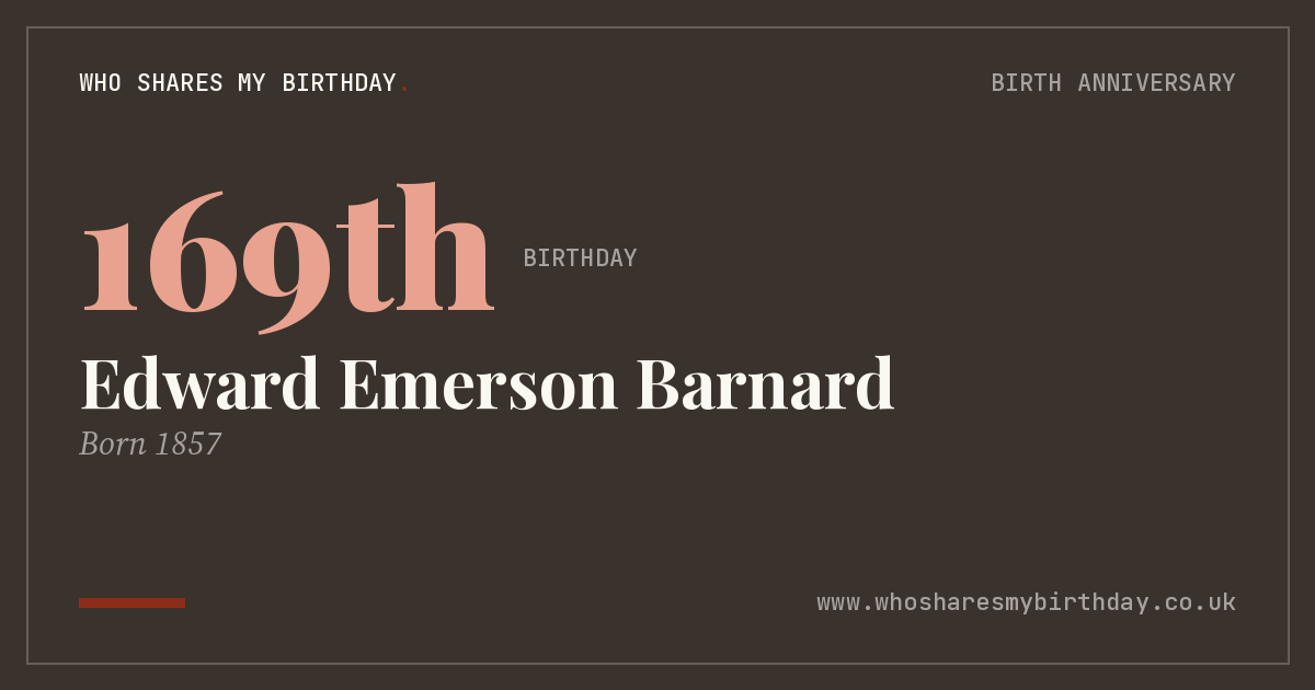 Edward Emerson Barnard