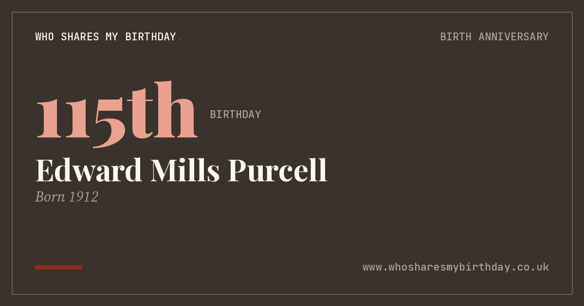 Edward Mills Purcell
