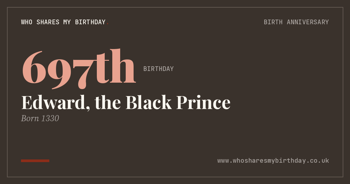 Edward, the Black Prince
