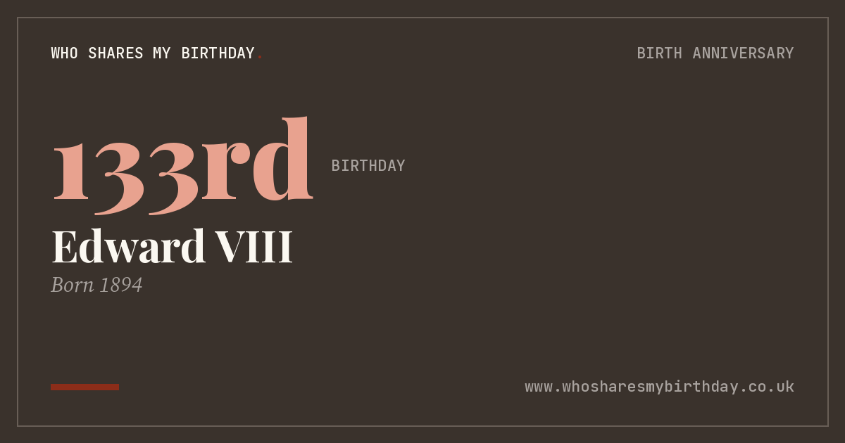 Edward VIII