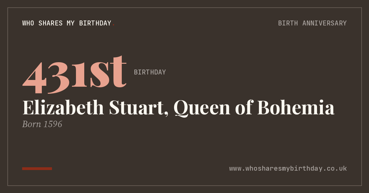 Elizabeth Stuart, Queen of Bohemia