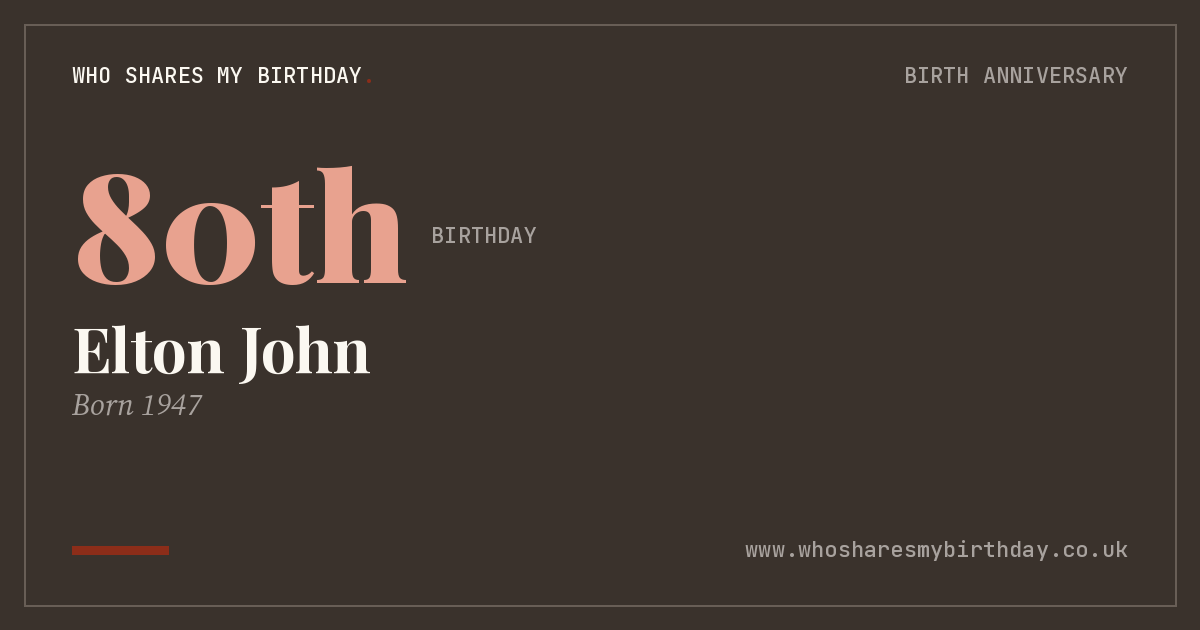Elton John