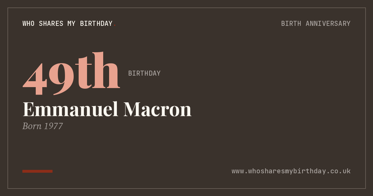Emmanuel Macron
