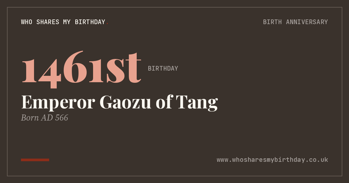 Emperor Gaozu of Tang