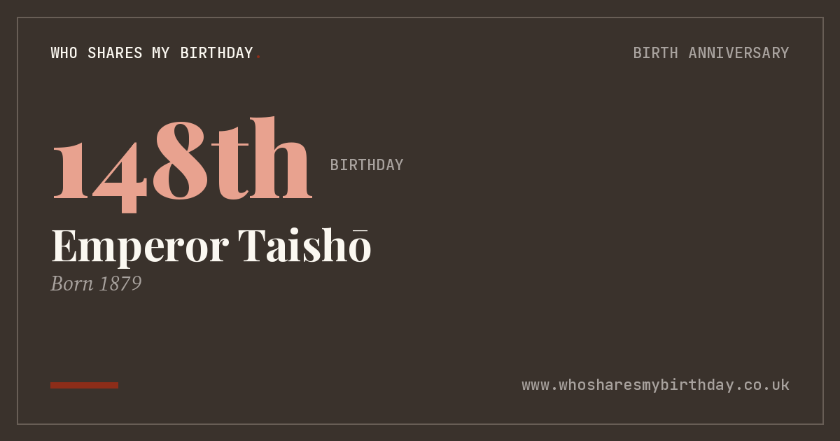 Emperor Taishō