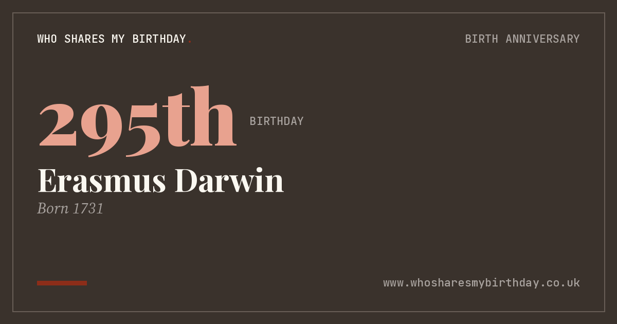 Erasmus Darwin
