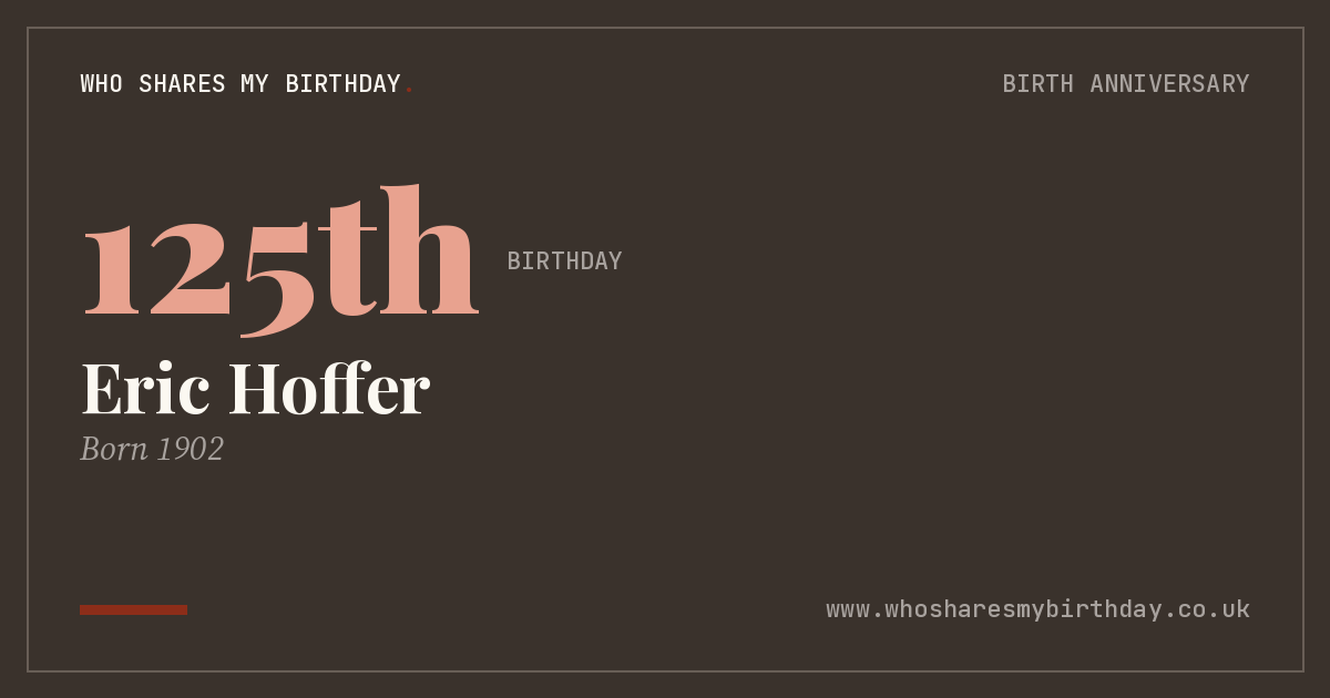 Eric Hoffer