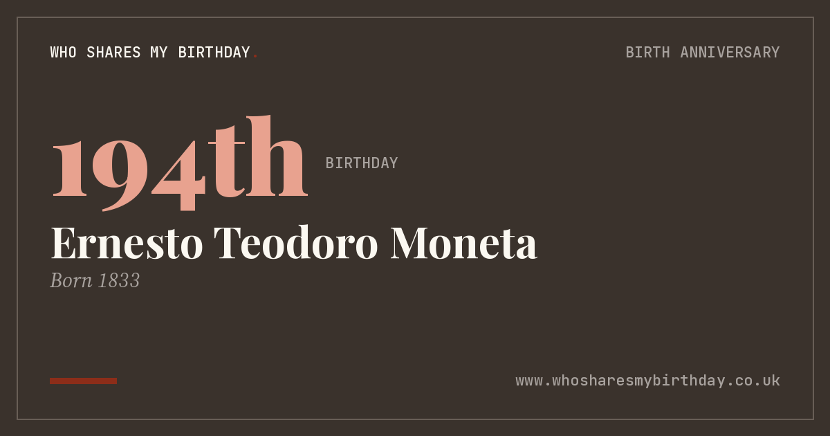 Ernesto Teodoro Moneta