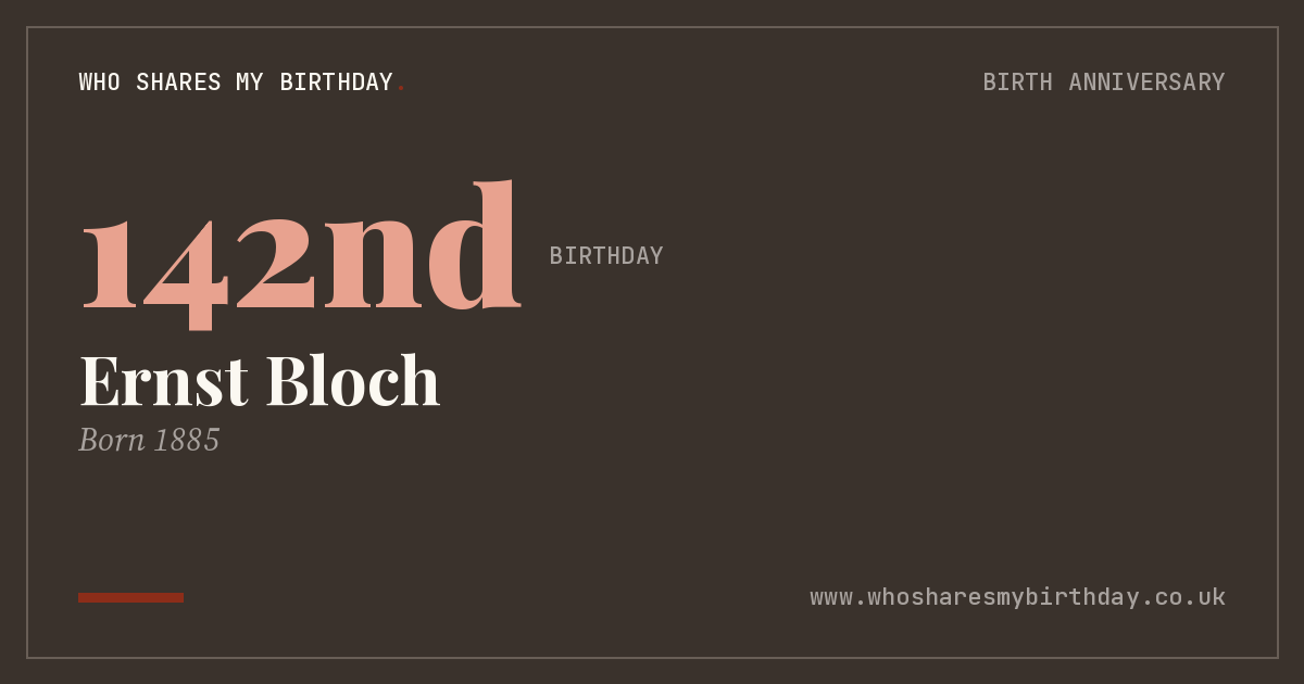 Ernst Bloch