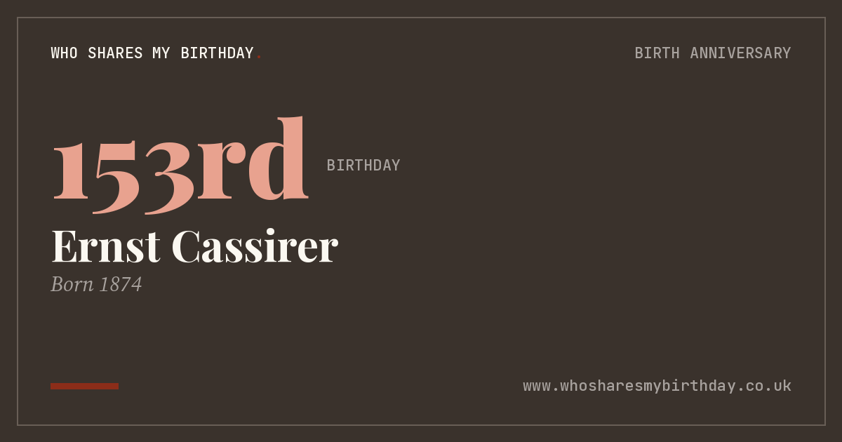 Ernst Cassirer