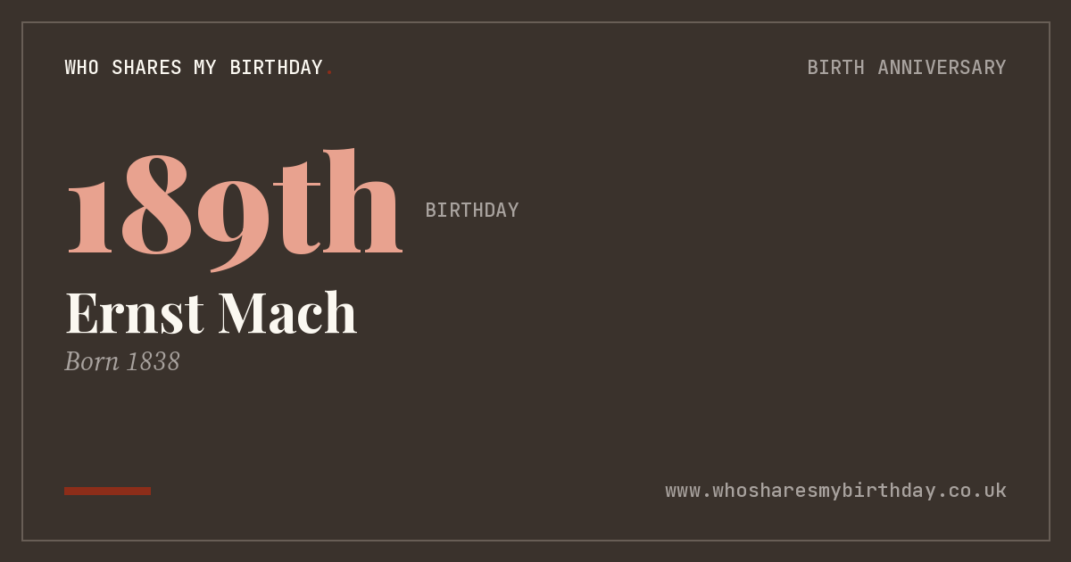 Ernst Mach
