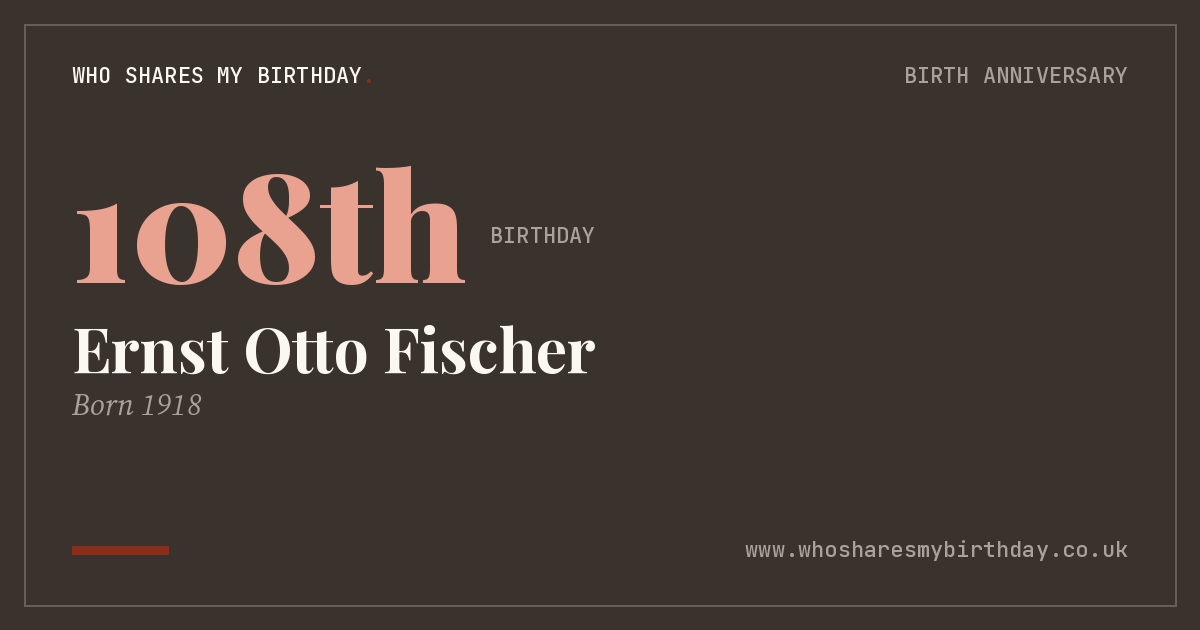 Ernst Otto Fischer