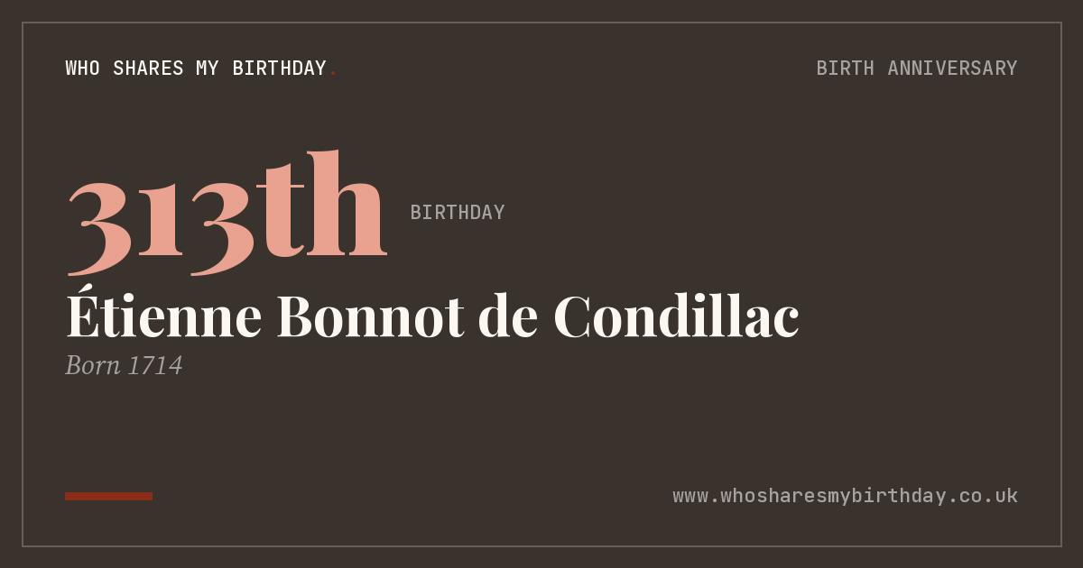 Étienne Bonnot de Condillac