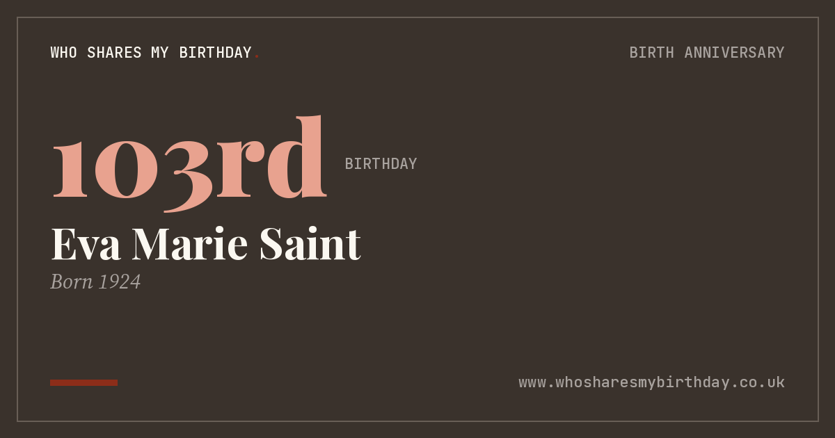 Eva Marie Saint