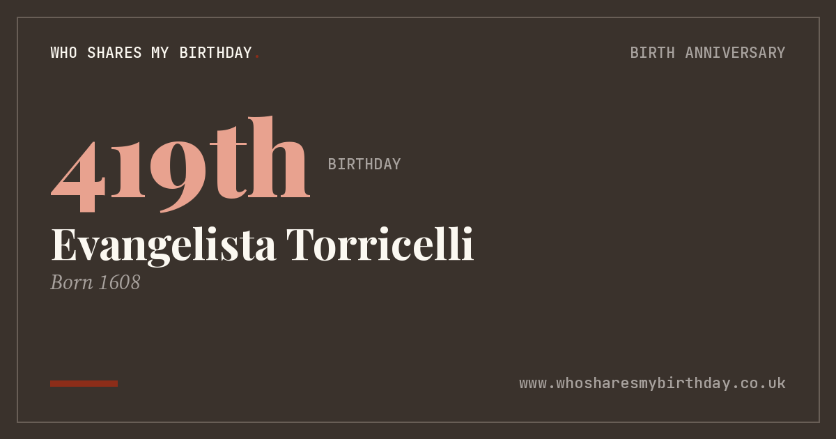 Evangelista Torricelli