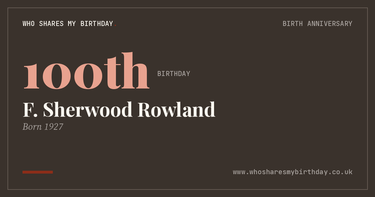 F. Sherwood Rowland
