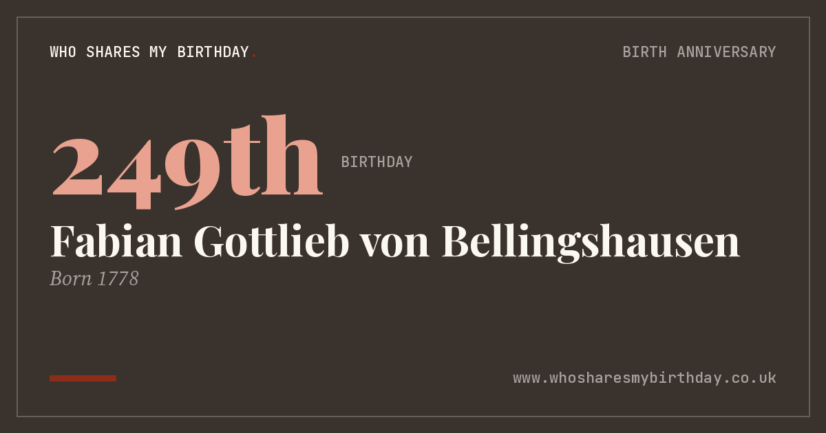Fabian Gottlieb von Bellingshausen