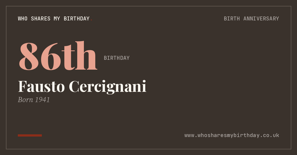 Fausto Cercignani