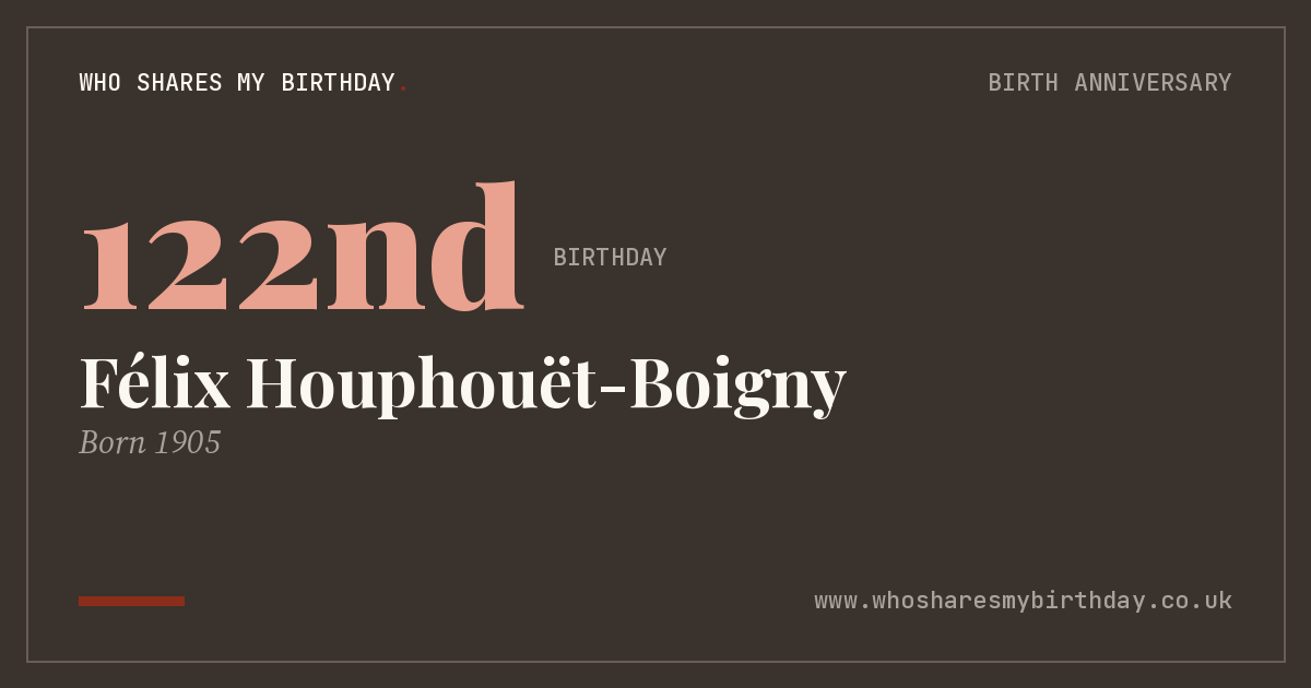 Félix Houphouët-Boigny