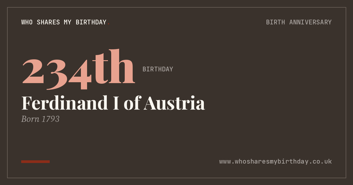 Ferdinand I of Austria