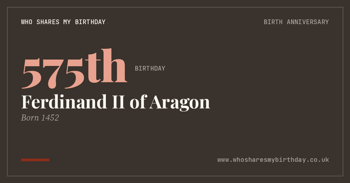 Ferdinand II of Aragon