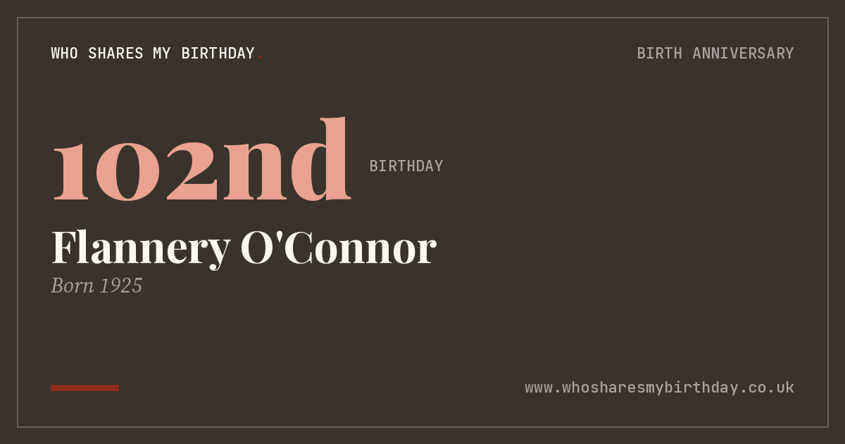 Flannery O'Connor