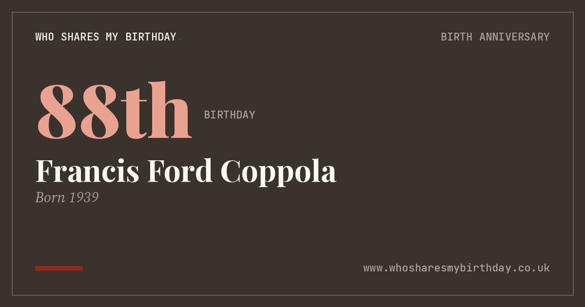 Francis Ford Coppola