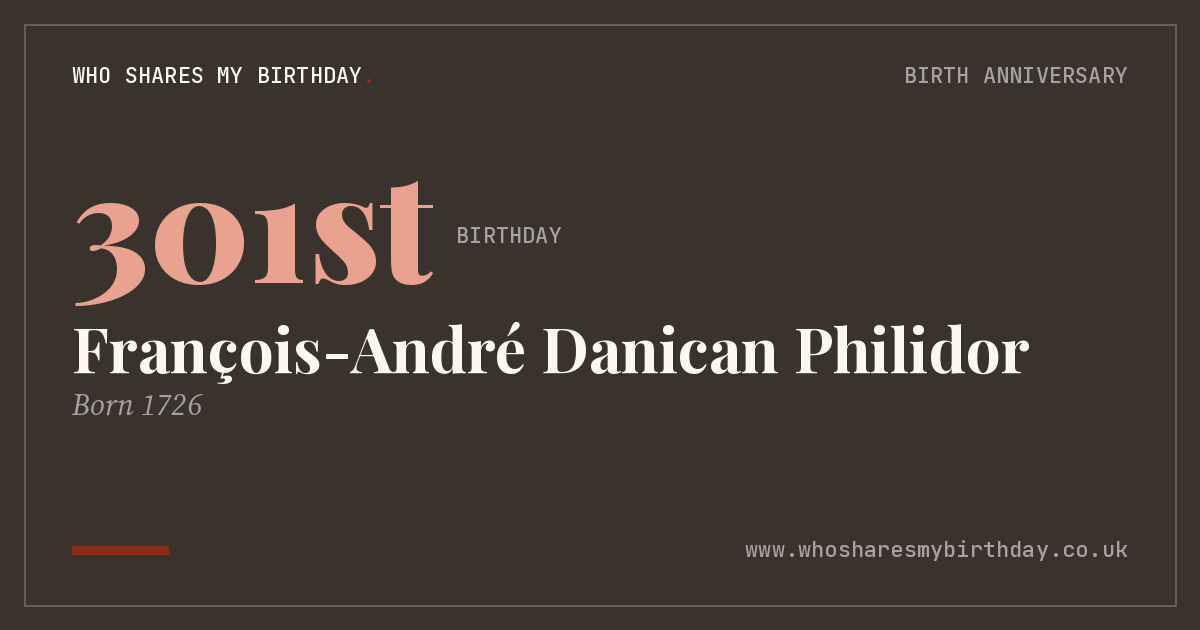 François-André Danican Philidor