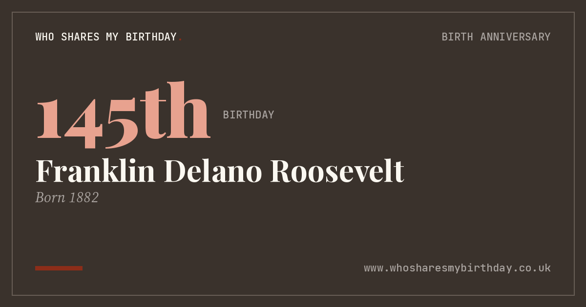 Franklin Delano Roosevelt