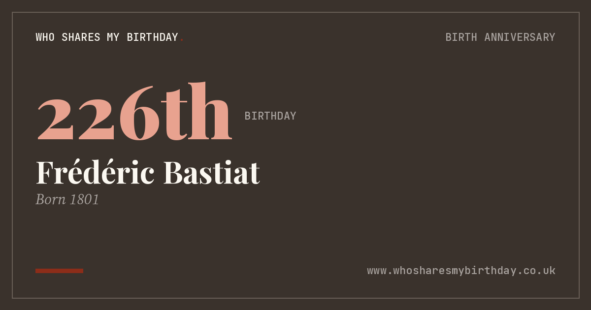 Frédéric Bastiat
