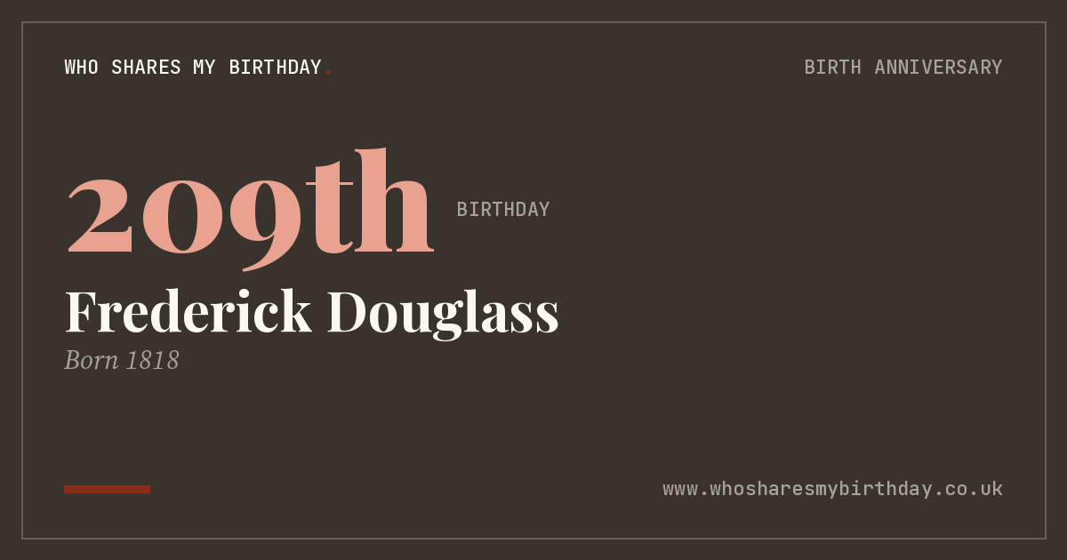 Frederick Douglass