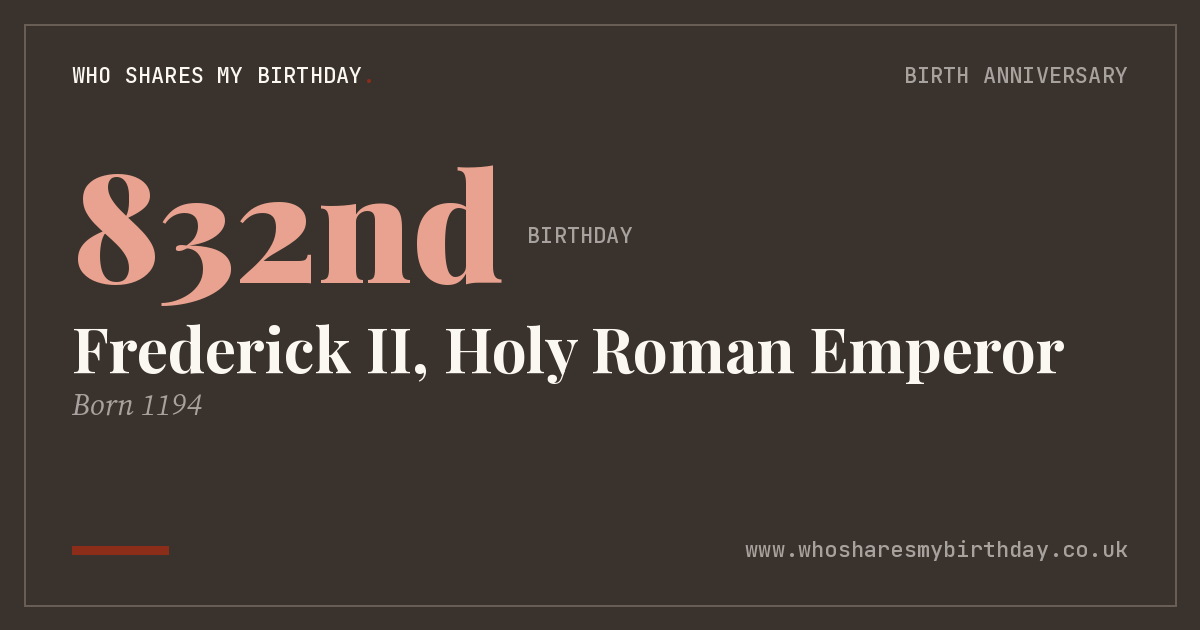 Frederick II, Holy Roman Emperor