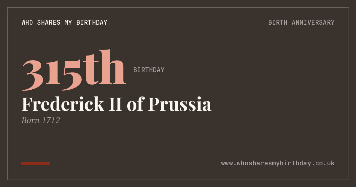 Frederick II of Prussia