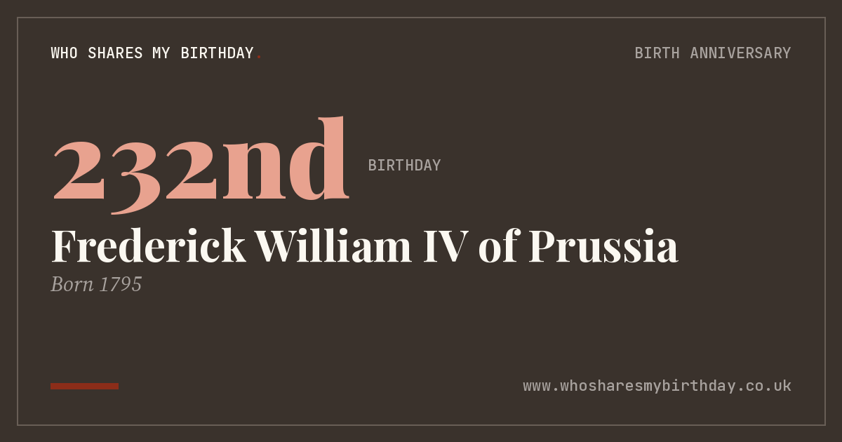 Frederick William IV of Prussia
