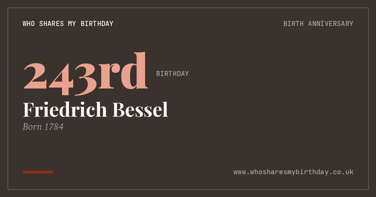 Friedrich Bessel