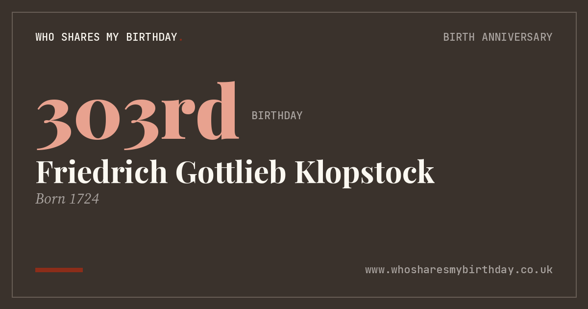 Friedrich Gottlieb Klopstock