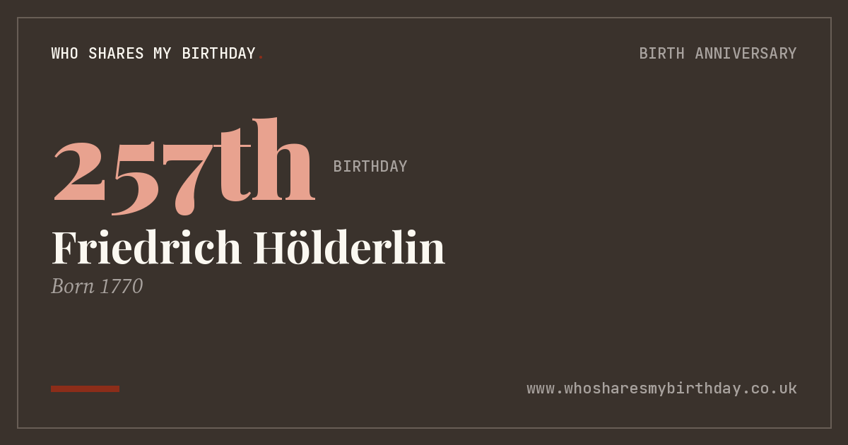 Friedrich Hölderlin