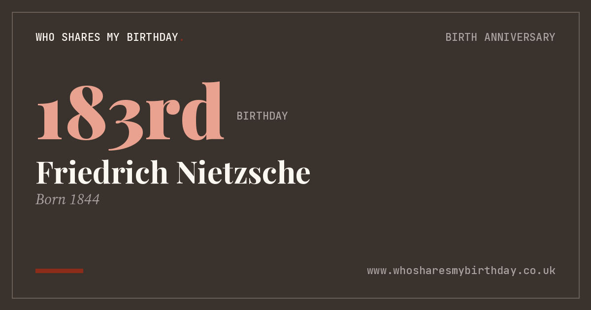 Friedrich Nietzsche