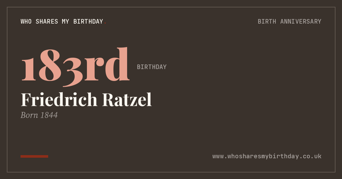 Friedrich Ratzel