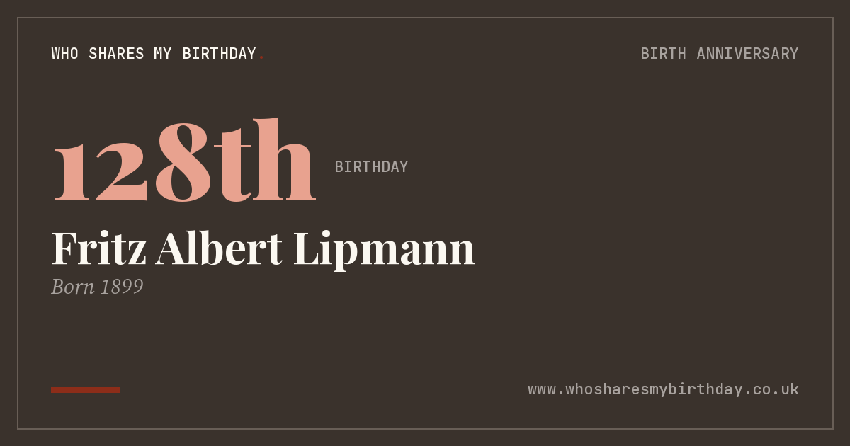 Fritz Albert Lipmann