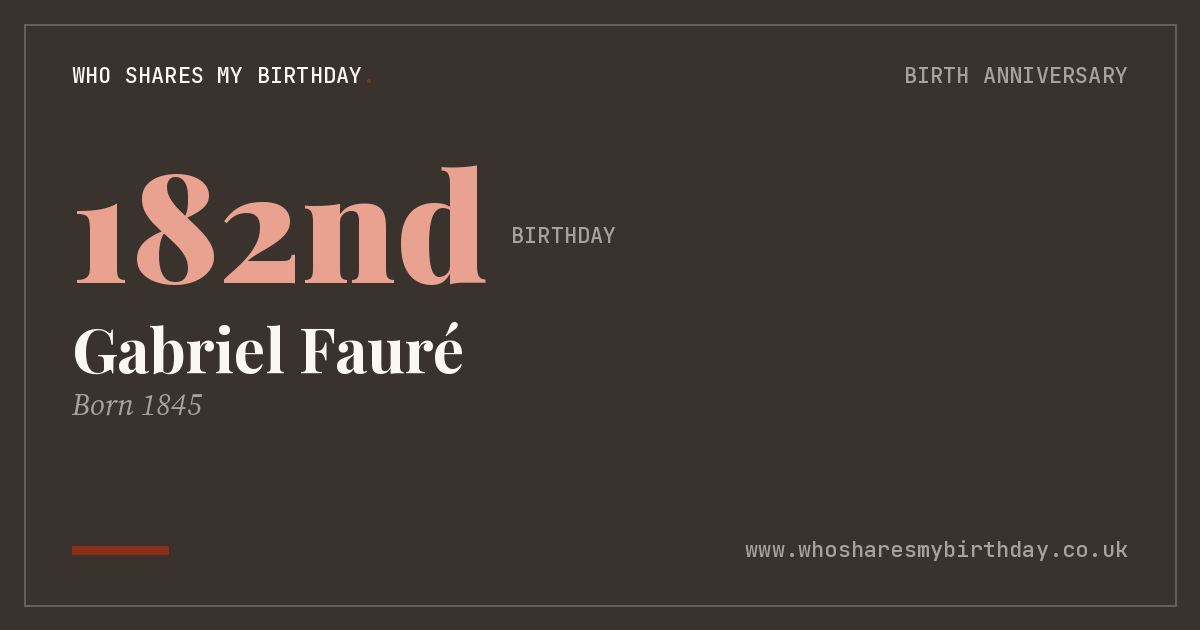 Gabriel Fauré