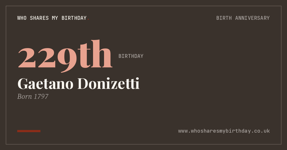 Gaetano Donizetti