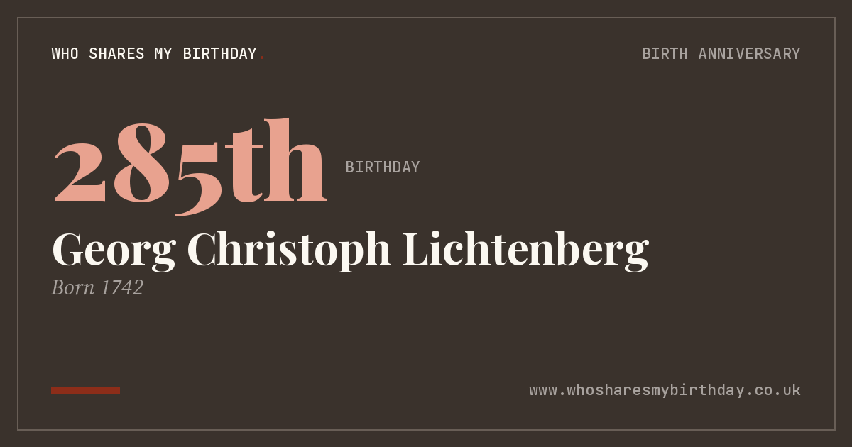 Georg Christoph Lichtenberg