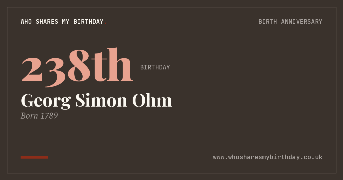 Georg Simon Ohm