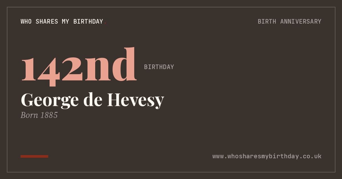 George de Hevesy