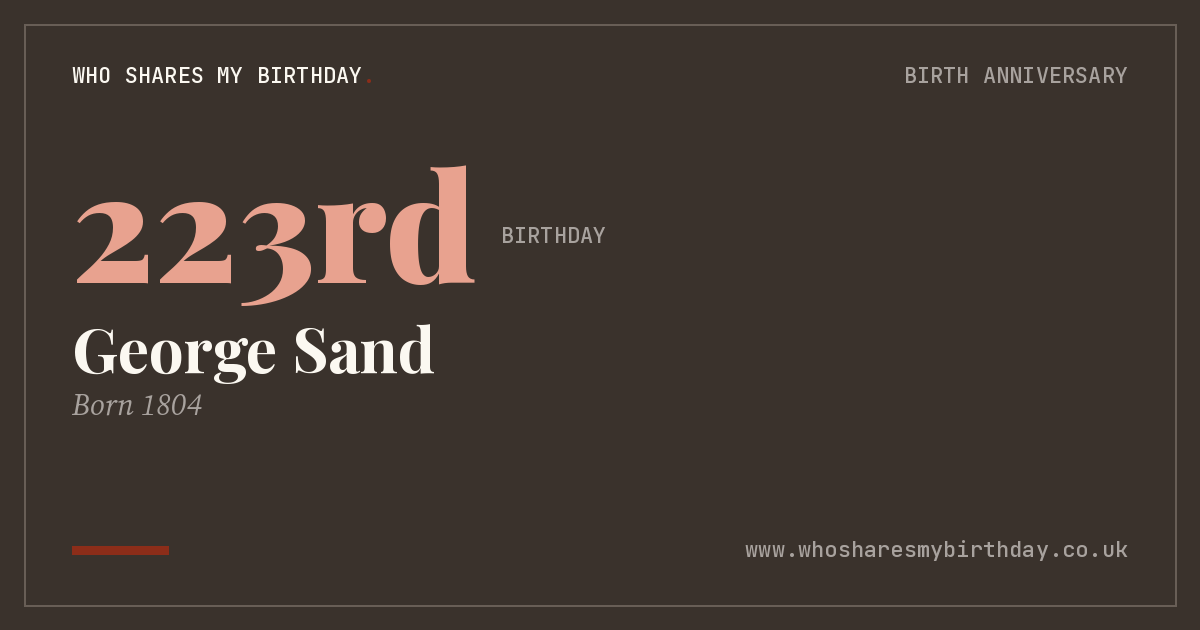 George Sand